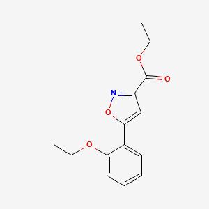 Ethyl 5-(2-ethoxyphenyl)-1,2-oxazole-3-carboxylate