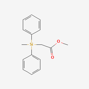 Methyl [methyl(diphenyl)silyl]acetate