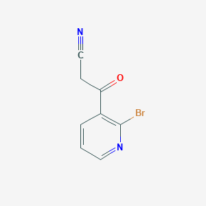 2-Bromo-beta-oxo-3-pyridinepropanenitrile