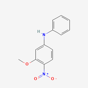 molecular formula C13H12N2O3 B1505114 3-methoxy-4-nitro-N-phenylaniline CAS No. 723296-85-3