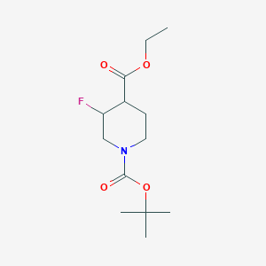 1-Tert-butyl 4-ethyl 3-fluoropiperidine-1,4-dicarboxylate