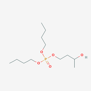 molecular formula C12H27O5P B150512 磷酸二丁酯-3-羟丁酯 CAS No. 89197-69-3