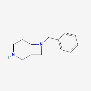 molecular formula C13H18N2 B1505122 7-Benzyl-3,7-diazabicyclo[4.2.0]octane CAS No. 885271-70-5