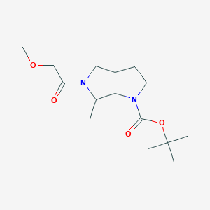 tert-Butyl 5-(2-methoxyacetyl)-6-methylhexahydropyrrolo[3,4-b]pyrrole-1(2H)-carboxylate