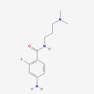 4-Amino-N-(3-(dimethylamino)propyl)-2-fluorobenzamide