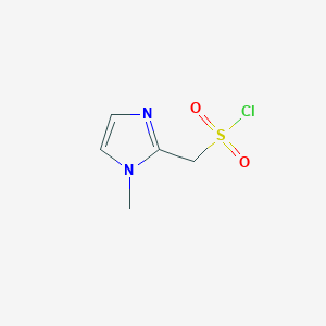 (1-methyl-1H-imidazol-2-yl)methanesulfonyl chloride