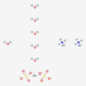 molecular formula H20MnN2O14S2 B1505129 Diammonium manganese(II) sulfate hexahydrate CAS No. 7785-19-5