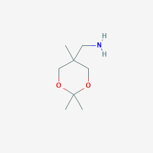 molecular formula C8H17NO2 B15051303 (2,2,5-Trimethyl-1,3-dioxan-5-yl)methanamine CAS No. 4933-20-4