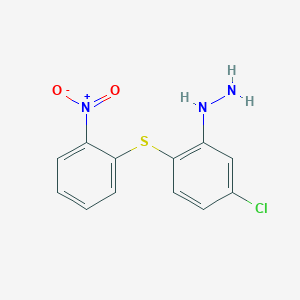 [5-Chloro-2-[(2-nitrophenyl)thio]phenyl]hydrazine