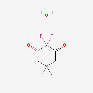 molecular formula C8H12F2O3 B1505138 2,2-二氟-5,5-二甲基-1,3-环己二酮一水合物 CAS No. 76185-12-1