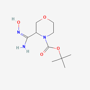 tert-butyl 3-[(Z)-N'-hydroxycarbamimidoyl]morpholine-4-carboxylate