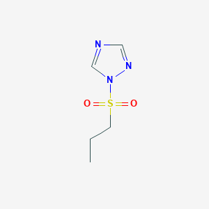 molecular formula C5H9N3O2S B15051414 1-(propylsulfonyl)-1H-1,2,4-triazole 