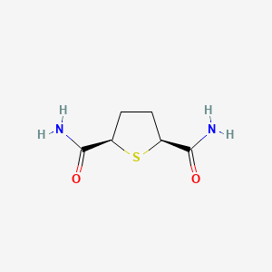 (2R,5S)-thiolane-2,5-dicarboxamide