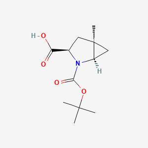 (1R,3R,5R)-2-[(tert-butoxy)carbonyl]-5-methyl-2-azabicyclo[3.1.0]hexane-3-carboxylic acid