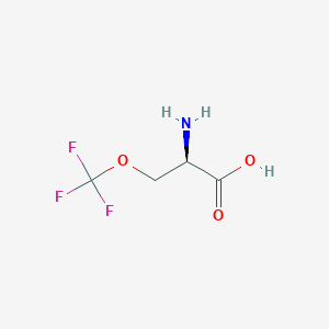 molecular formula C4H6F3NO3 B15051455 (2R)-2-amino-3-(trifluoromethoxy)propanoic acid 