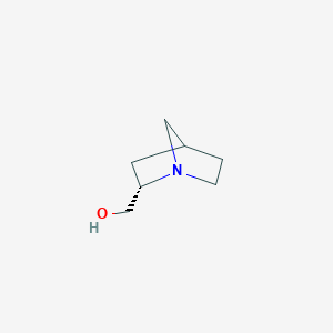 molecular formula C7H13NO B15051487 [(2S)-1-azabicyclo[2.2.1]heptan-2-yl]methanol 