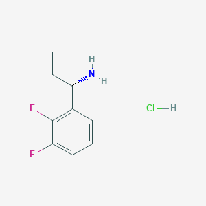 molecular formula C9H12ClF2N B1505149 (S)-1-(2,3-Difluorophenyl)propan-1-amine hydrochloride CAS No. 1217476-28-2