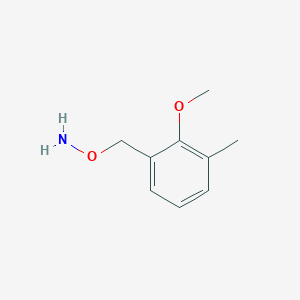 molecular formula C9H13NO2 B15051500 O-[(2-methoxy-3-methylphenyl)methyl]hydroxylamine 