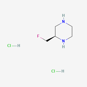 (2R)-2-(fluoromethyl)piperazine dihydrochloride