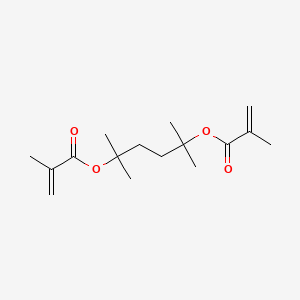 molecular formula C16H26O4 B15051518 2,5-Dimethylhexane-2,5-diyl bis(2-methylacrylate) 