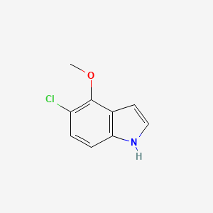 molecular formula C9H8ClNO B15051555 5-Chloro-4-methoxy-1h-indole 