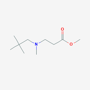 molecular formula C10H21NO2 B15051591 Methyl 3-(methyl(neopentyl)amino)propanoate 