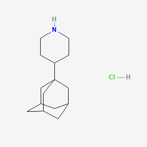 molecular formula C15H26ClN B15051593 4-(Adamantan-1-yl)piperidine hydrochloride 