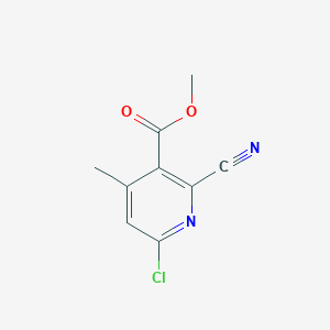 Methyl 6-chloro-2-cyano-4-methylnicotinate