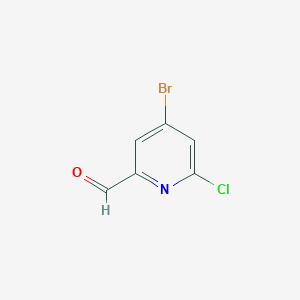 molecular formula C6H3BrClNO B1505165 4-Bromo-6-chloropicolinaldehyde CAS No. 1060811-63-3