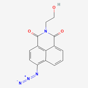 molecular formula C14H10N4O3 B15051662 6-Azido-2-(2-hydroxyethyl)-1h-benzo[de]isoquinoline-1,3(2h)-dione 