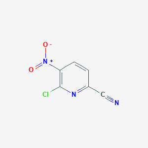 molecular formula C6H2ClN3O2 B1505167 6-氯-5-硝基吡啶-2-腈 CAS No. 1232432-41-5
