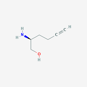 molecular formula C6H11NO B15051676 (S)-2-Aminohex-5-yn-1-ol 