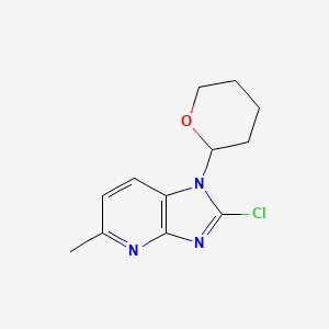 2-Chloro-5-methyl-1-(tetrahydro-2H-pyran-2-yl)-1H-imidazo[4,5-b]pyridine