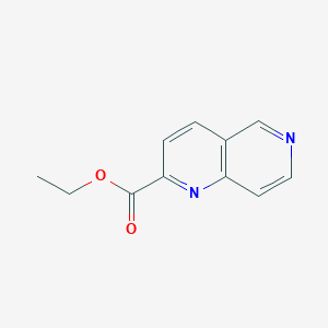 molecular formula C11H10N2O2 B1505170 Ethyl 1,6-naphthyridine-2-carboxylate CAS No. 1005030-66-9