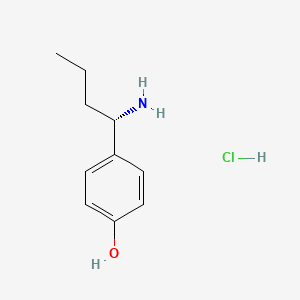 (S)-4-(1-Aminobutyl)phenol hydrochloride