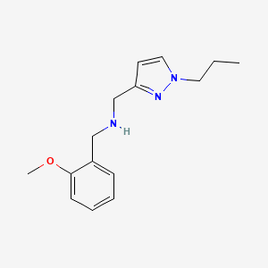 [(2-methoxyphenyl)methyl][(1-propyl-1H-pyrazol-3-yl)methyl]amine