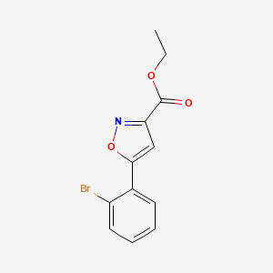 Ethyl 5-(2-bromophenyl)-1,2-oxazole-3-carboxylate