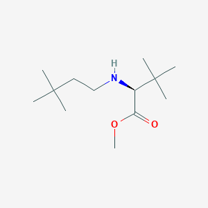 molecular formula C13H27NO2 B15051823 (S)-Methyl 2-((3,3-dimethylbutyl)amino)-3,3-dimethylbutanoate CAS No. 1052703-81-7