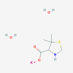 Potassium 5,5-dimethyl-1,3-thiazolidine-4-carboxylate dihydrate