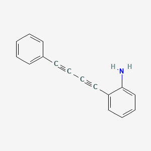 molecular formula C16H11N B15051850 2-(Phenylbuta-1,3-diyn-1-yl)aniline 