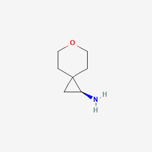 molecular formula C7H13NO B15051868 (1S)-6-Oxaspiro[2.5]octan-1-amine 