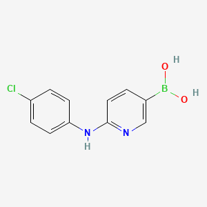 molecular formula C11H10BClN2O2 B1505187 [6-(4-Chloroanilino)pyridin-3-yl]boronic acid CAS No. 951771-31-6