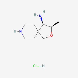 (3R,4R)-3-Methyl-2-oxa-8-azaspiro[4.5]decan-4-amine hydrochloride