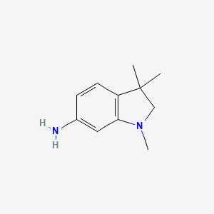molecular formula C11H16N2 B1505193 1,3,3-Trimethylindolin-6-amine CAS No. 545393-67-7