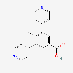 4-Methyl-3,5-bis(pyridin-4-yl)benzoic acid