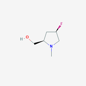 ((2R,4R)-4-Fluoro-1-methylpyrrolidin-2-YL)methanol