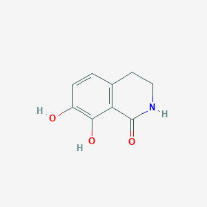 molecular formula C9H9NO3 B15052042 7,8-Dihydroxy-1,2,3,4-tetrahydroisoquinolin-1-one 