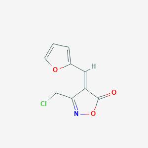 (4E)-3-(Chloromethyl)-4-(2-furylmethylene)-isoxazol-5(4H)-one