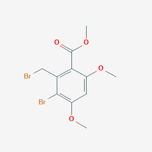 Methyl 3-bromo-2-(bromomethyl)-4,6-dimethoxybenzoate