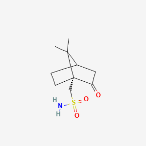 molecular formula C10H17NO3S B15052112 ((1R)-7,7-Dimethyl-2-oxobicyclo[2.2.1]heptan-1-yl)methanesulfonamide 